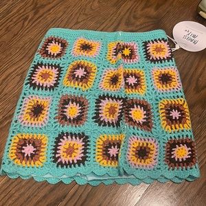 Princess Polly crochet skirt never worn